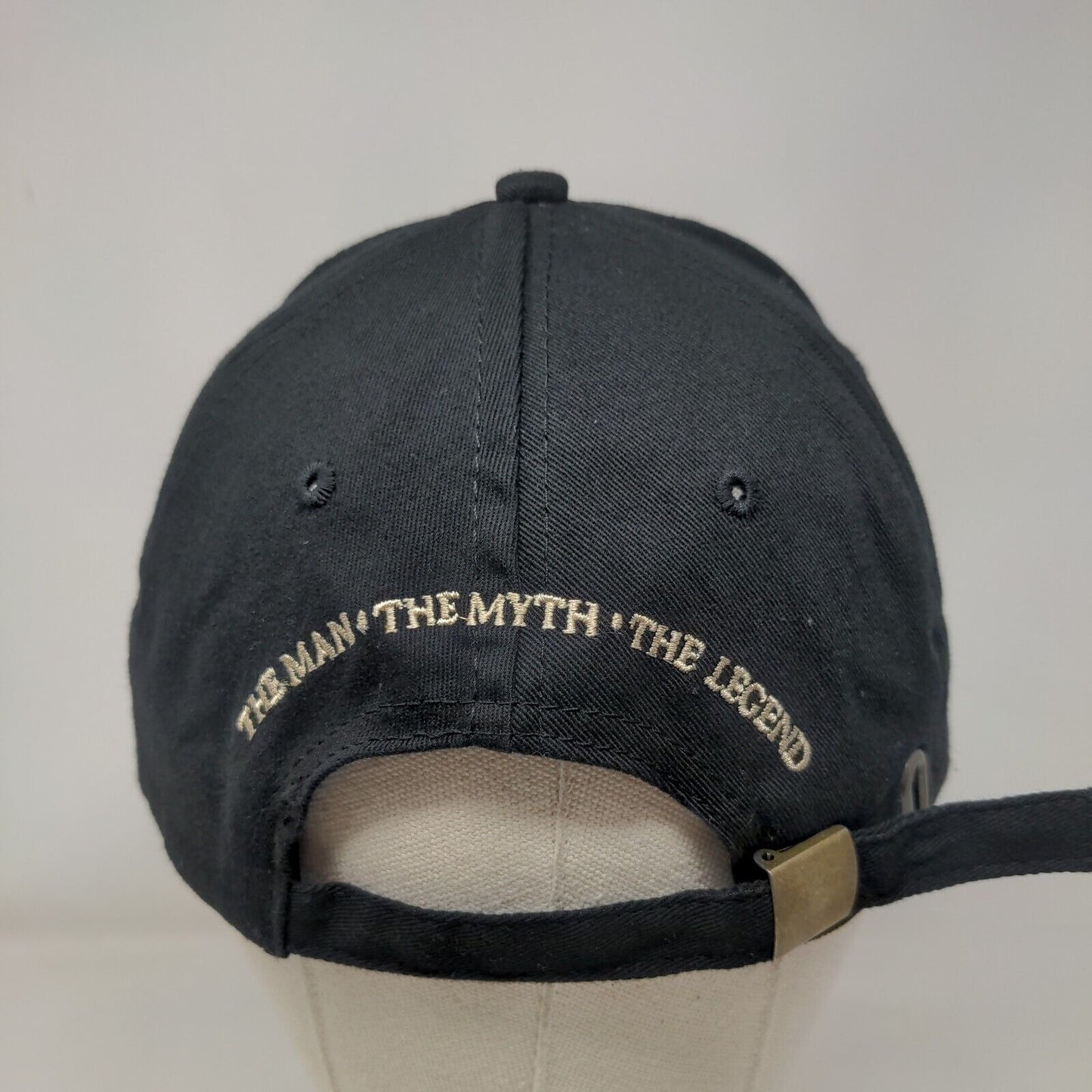 Aged 40 Years Vintage Dude Slideback Hat Black One Size Adjustable Laid Back