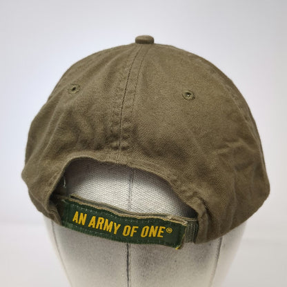 U.S. Army Baseball Cap Brown One Size Adjustable Strapback Star Logo Hat
