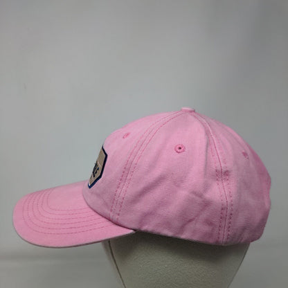Jackson Hole Wyoming USA Strapback Hat Pink One Size Embroidered