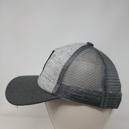 Mazter Ace Of Spades Patch Snapback Mesh Back Trucker Hat Gray One Size