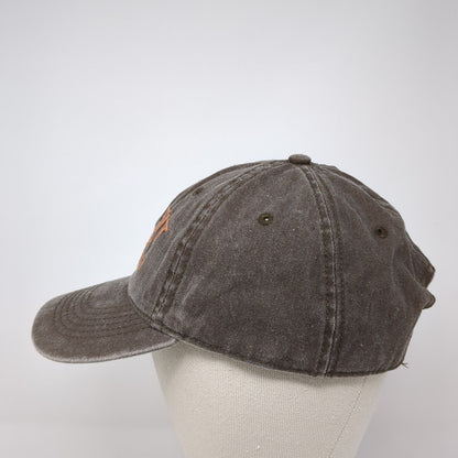 Bulleit Frontier Whiskey Snapback Hat Brown One Size Adjustable Embroidered