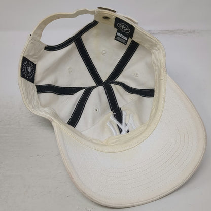 New York Yankees MLB '47 White One Size Baseball Cap Strapback Embroidered Hat