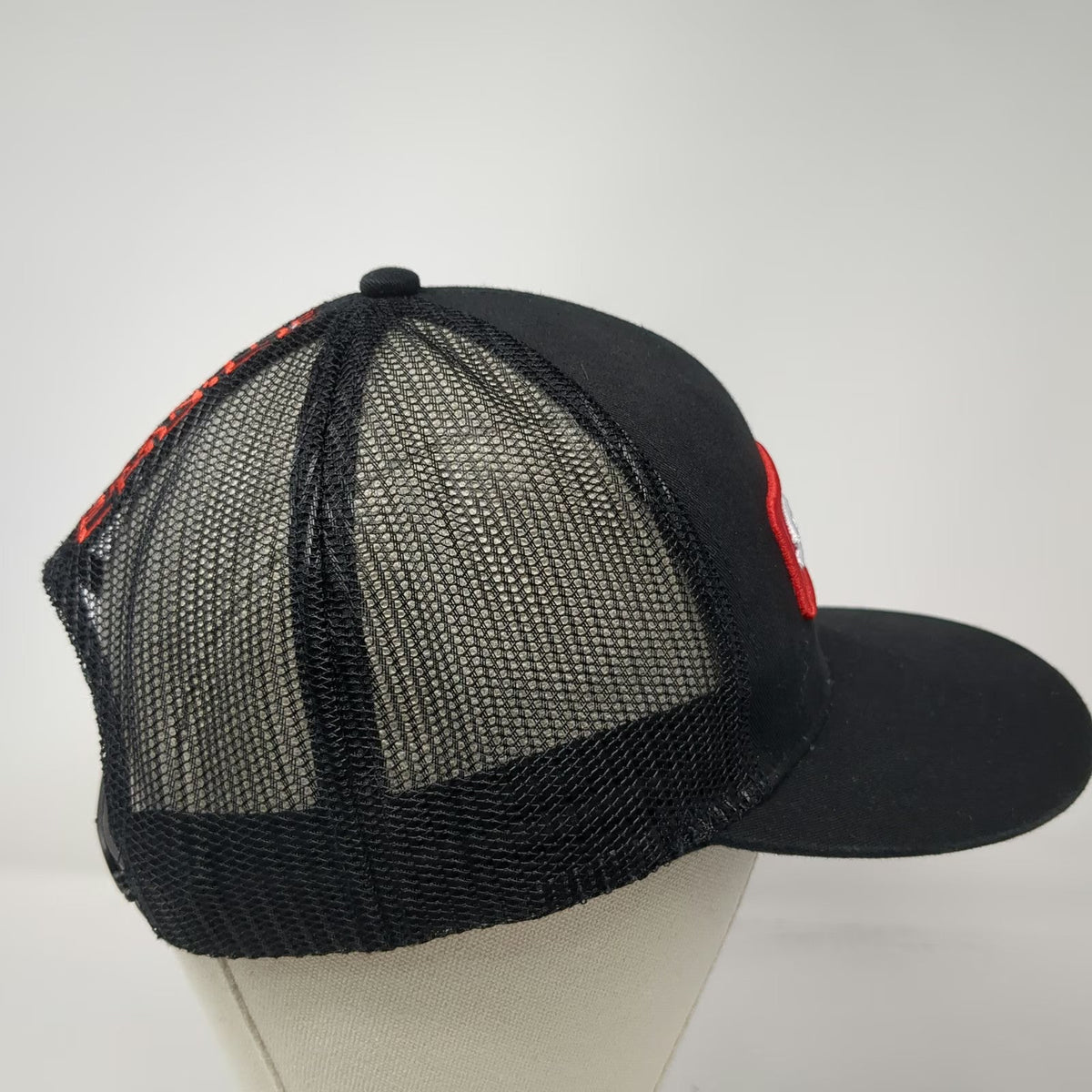 K-Products Snap-on Brand Of Choice Black Trucker Hat One Size Snapback Mesh