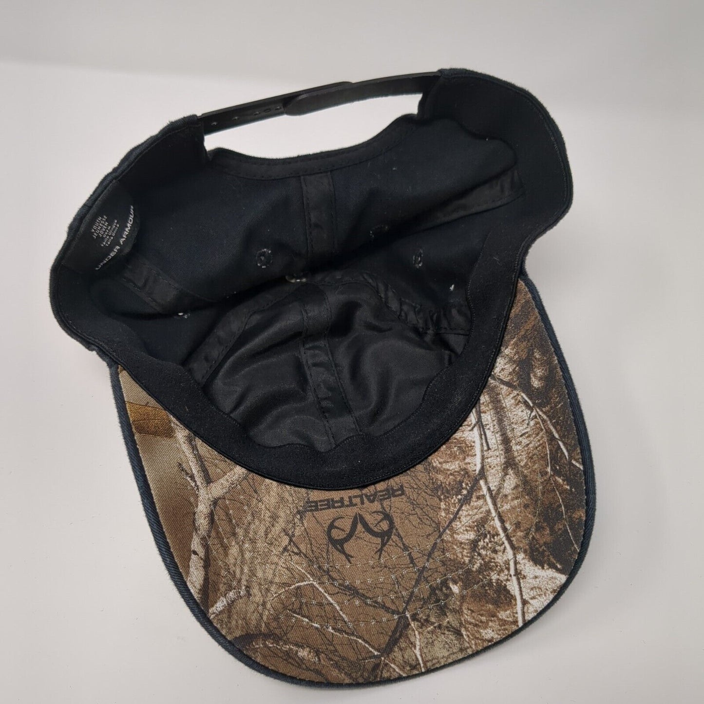 Under Armour Youth Snapback Hat Black One Size Adjustable Embroidered Camouflage