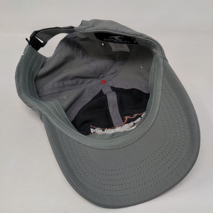 Mountain Waterworks Strapback Hat Gray OSFA Adjustable Embroidered Imperial
