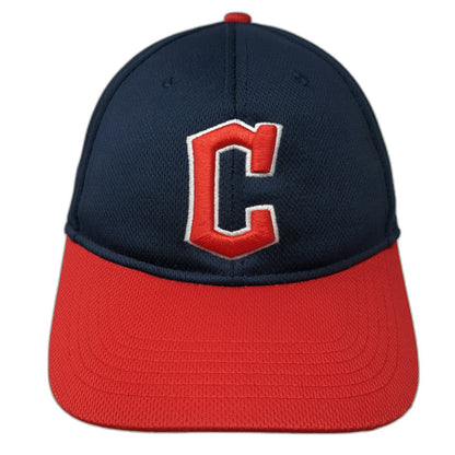 MLB Cleveland Indians OC Sports Baseball Cap Blue Red One Size Strapback Hat