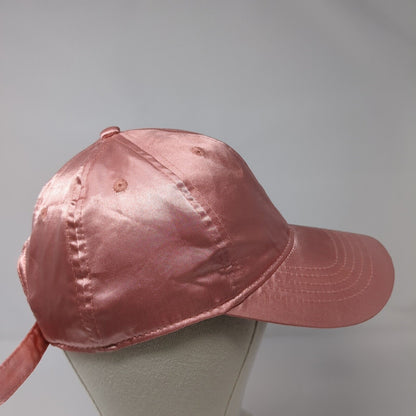 Unbranded Slideback Hat Pink OSFM Solid Adjustable Blank 6 Panel