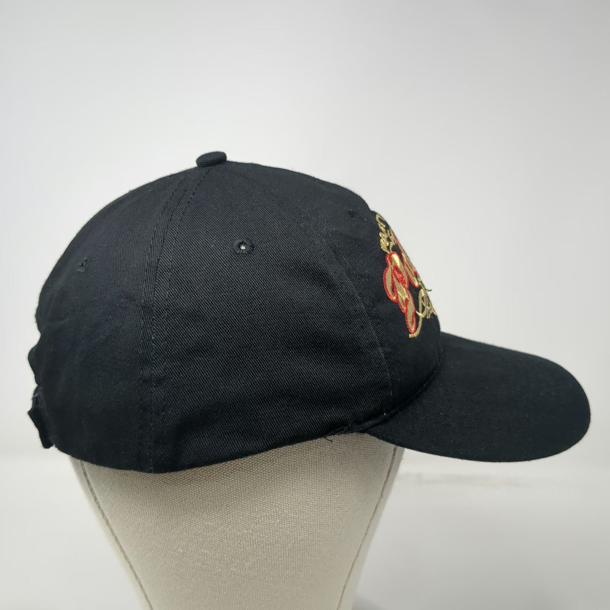 CSI Baseball Cap Black OSFM Party Like A Pot Star Marijuana Leaf Strapback Hat
