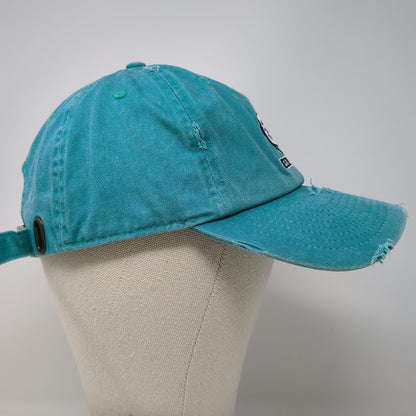K-Bethos Icon Clothing Blue One Size Baseball Cap Frayed Patch Embroidered Hat