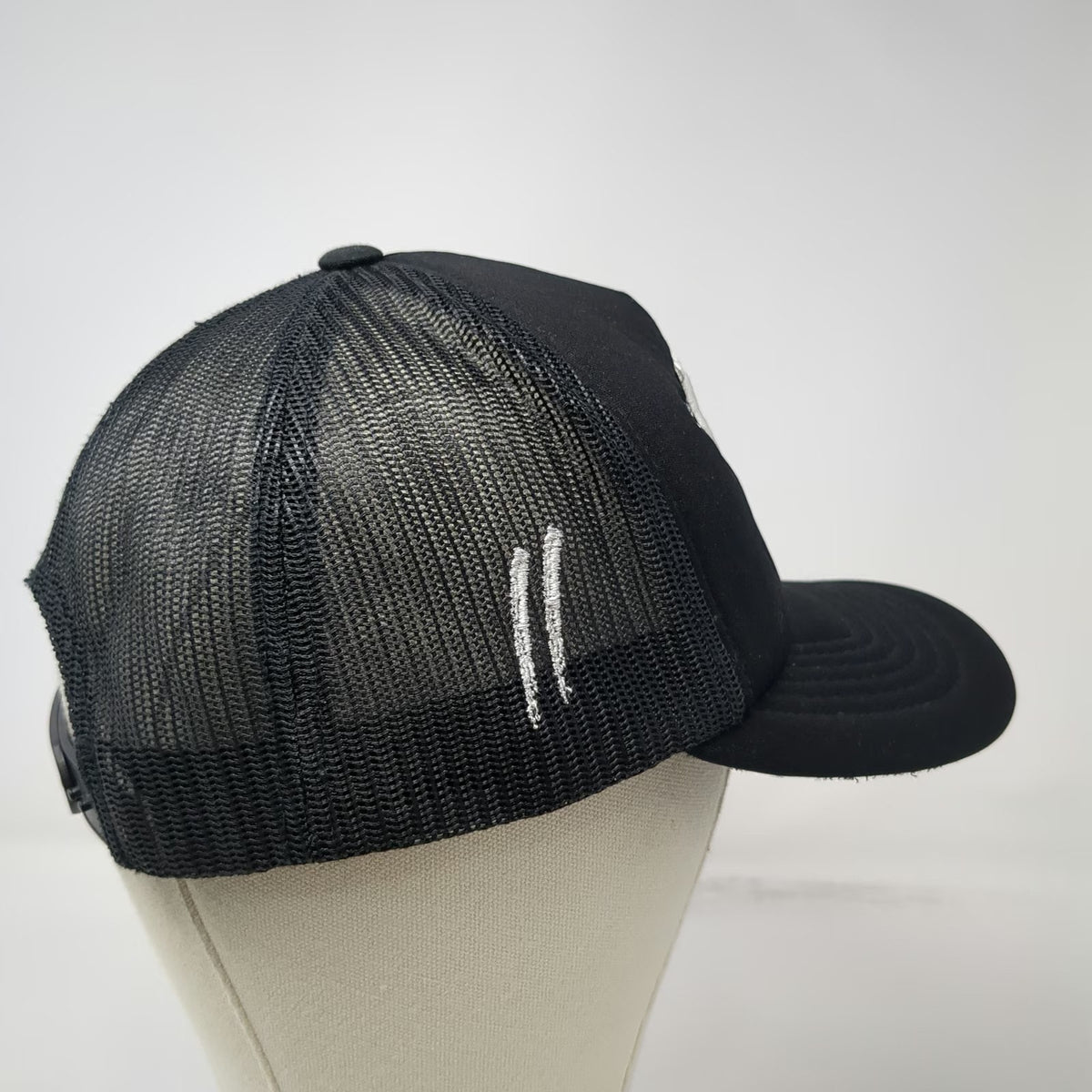 Sworn To Us Trucker Hat Black One Size LA Angels Logo Snapback Foam Streetwear