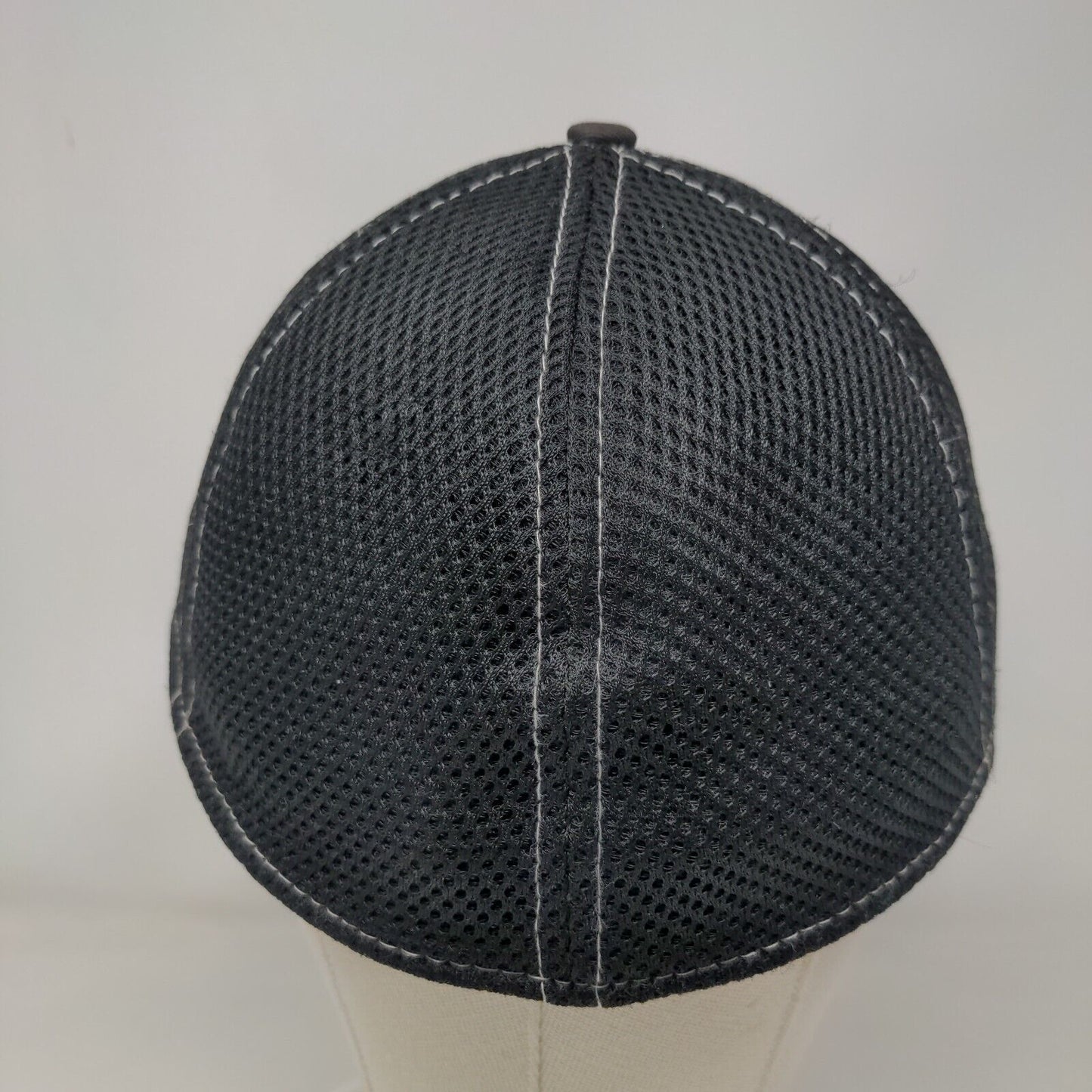 Fridays Fitted Mesh Back Hat Black L/XL Embroidered New Era 39Thirty