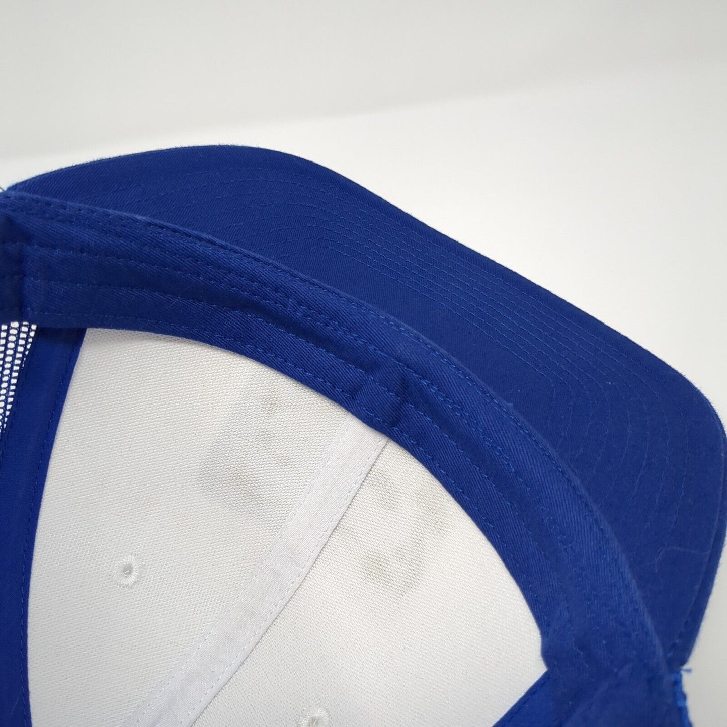 TV Snapback Trucker Hat Blue One Size Adjustable Mesh Back 6 Panel Richardson