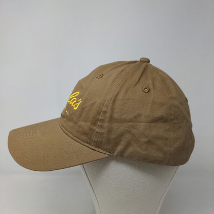 Cabela's Club Men's Slideback Hat Tan Adjustable Embroidered Logo