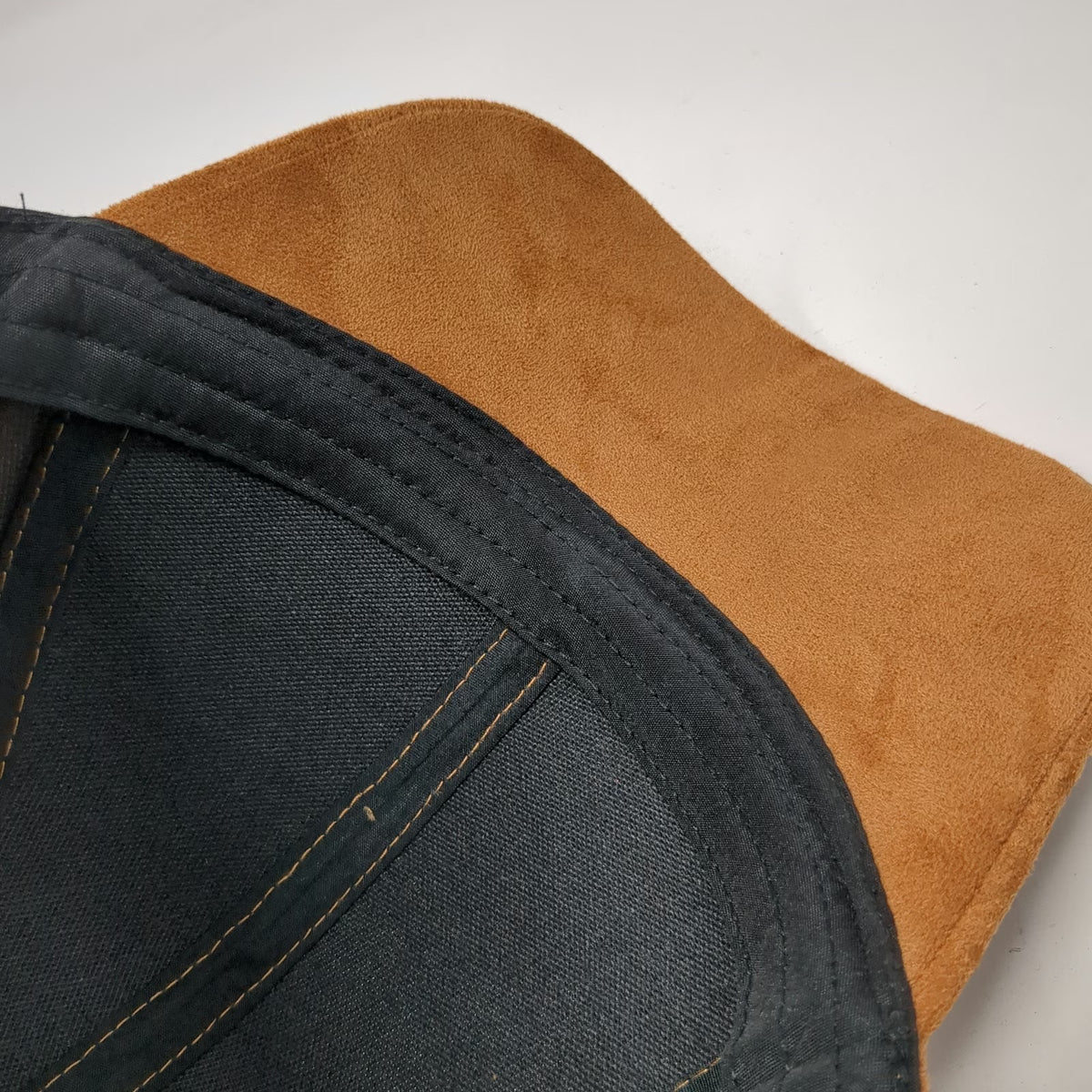 Baseball Cap Brown One Size Suede Strapback Solid Plain Blank Curved Brim Hat