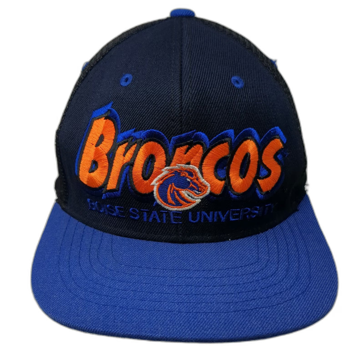 Boise State Broncos NCAA Top of the World Trucker Hat Blue One Size Snapback