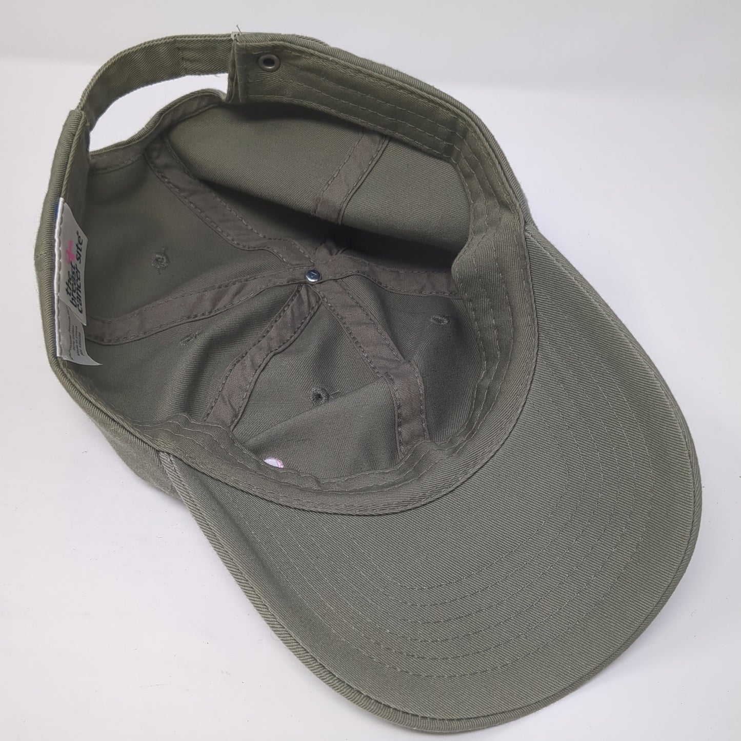 The Breast Cancer Site Baseball Cap Green One Size Adjustable Vented Holes