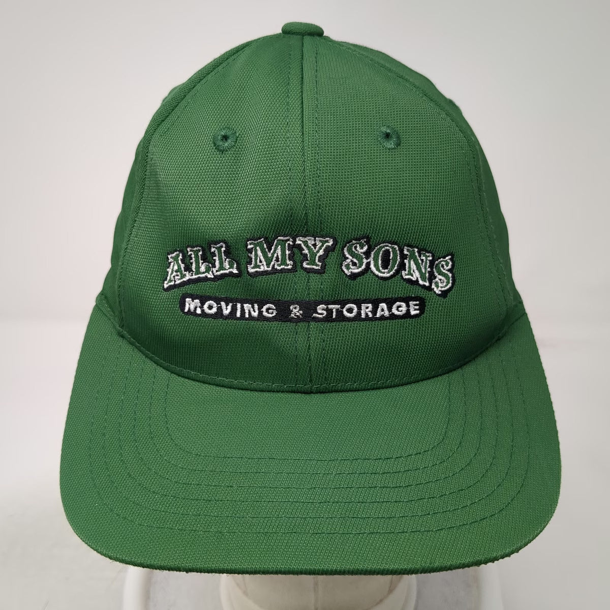 Sport-Tek All My Sons Moving Storage Baseball Cap Green One Size Strapback Hat