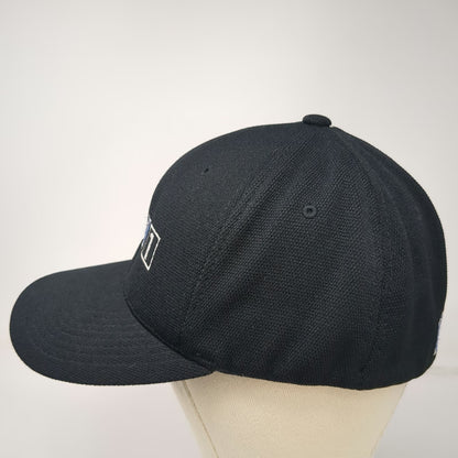 Flexfit Mobil 1 Baseball Cap Black XL Fitted Polyester Embroidered Logo Hat