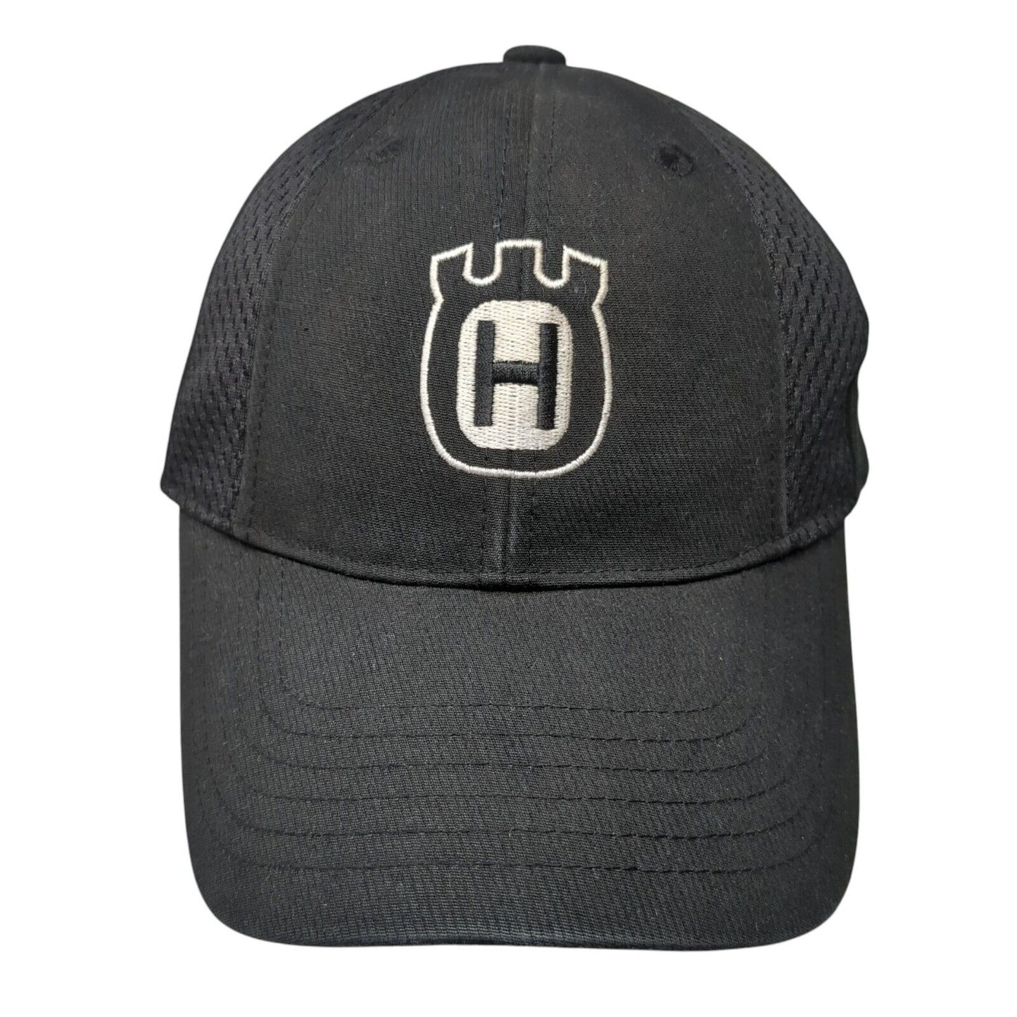 Husqvarna Strapback Hat Black One Size Adjustable Embroidered Port Authority