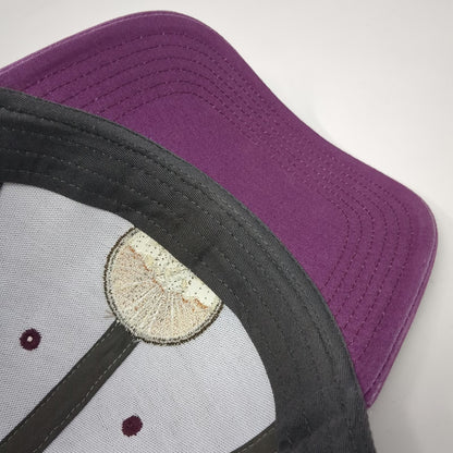 Legacy Trucker Hat Purple One Size be hippy Mountain Sunburst Mesh Snapback Hat