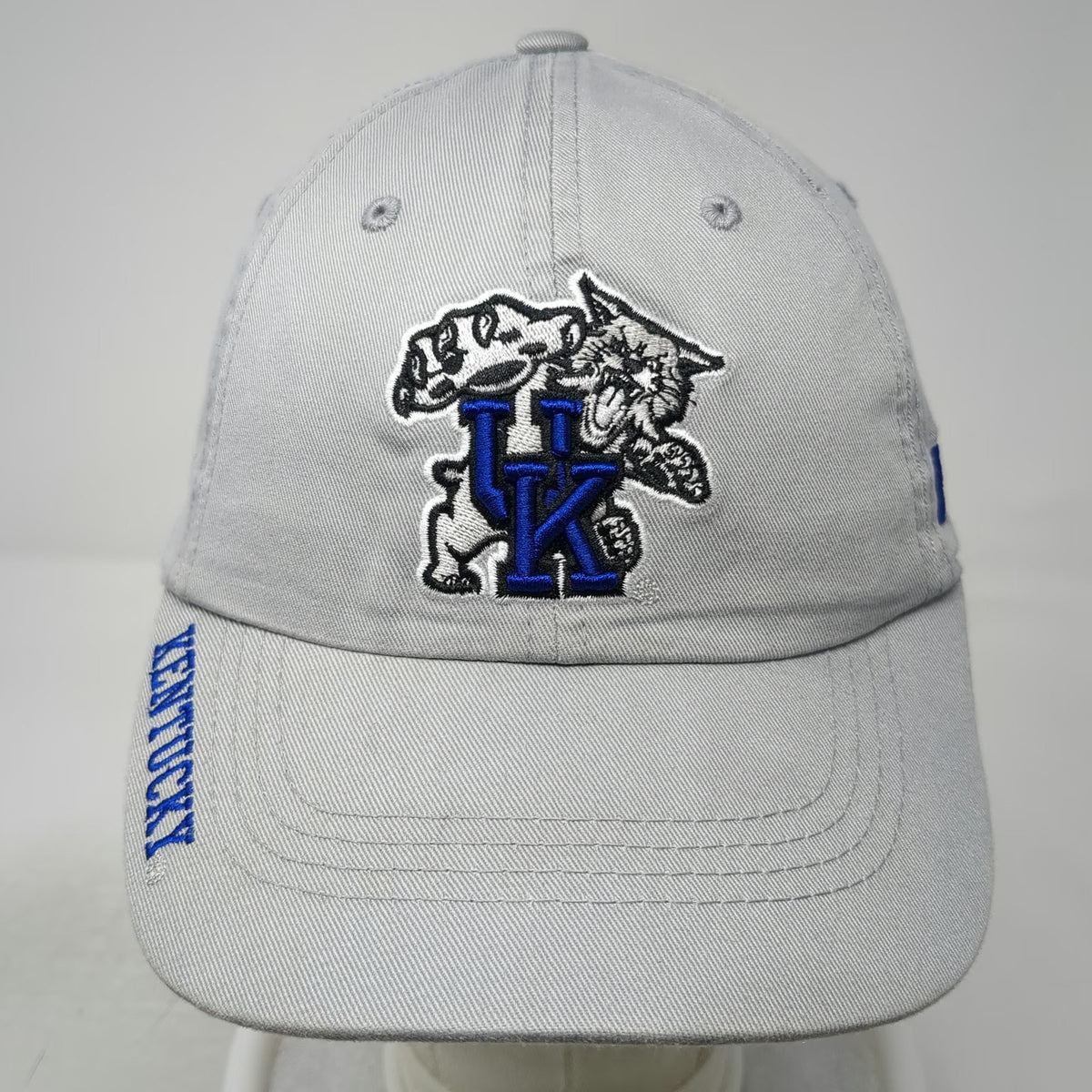 Kentucky Wildcats NCAA Russell Gray One Size Cap Slideback Embroidered Logo