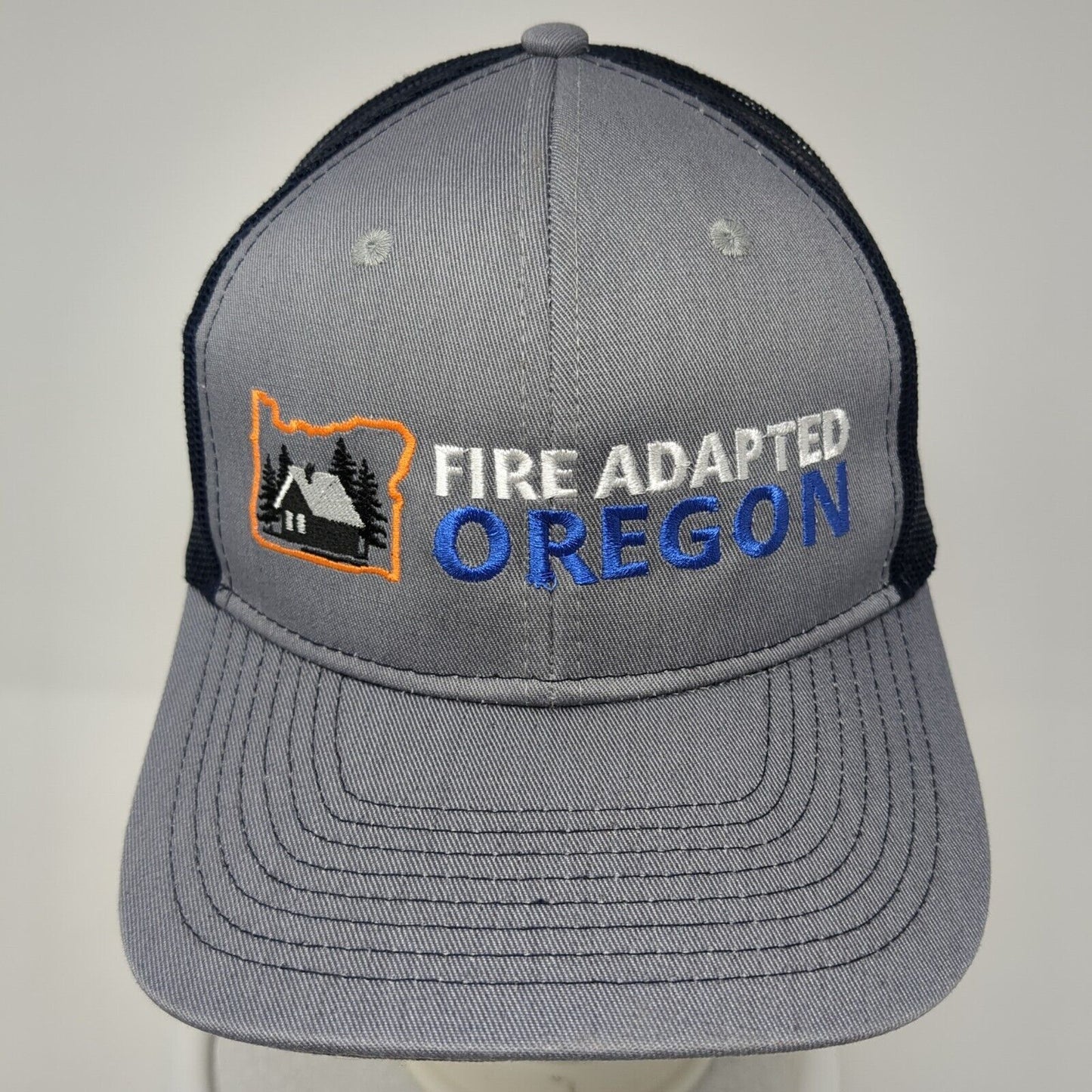 Fire Adapted Oregon Snapback Trucker Hat Multi OS Adjustable Mesh Port Authority