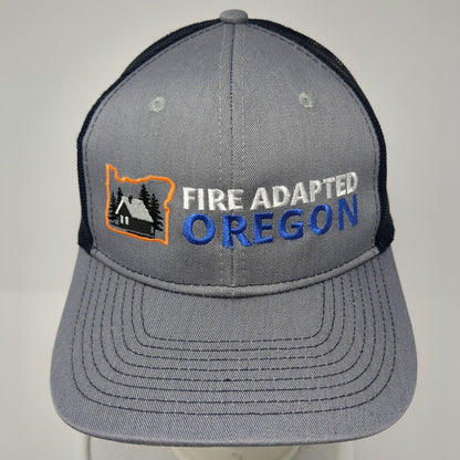 Fire Adapted Oregon Snapback Trucker Hat Multi OS Adjustable Mesh Port Authority