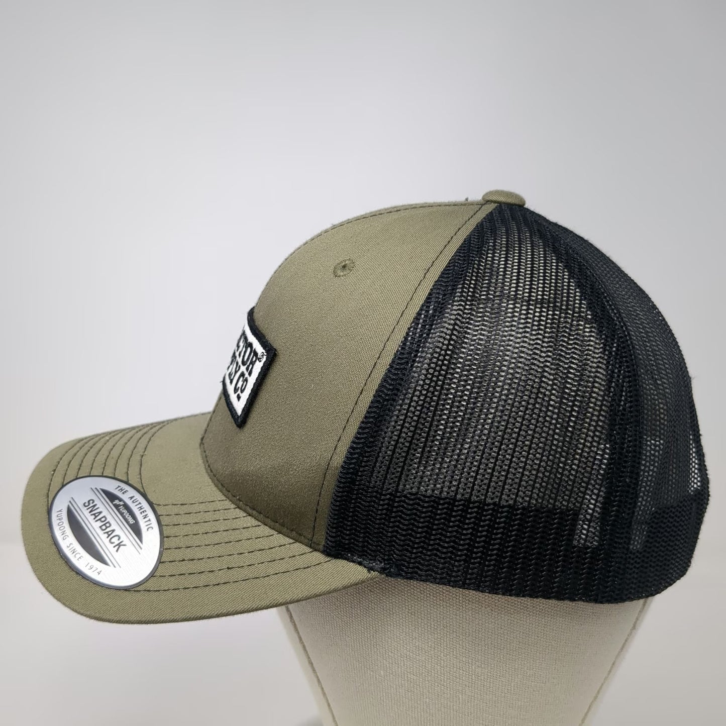 Yupoong Trucker Hat Green Black One Size Tractor Supply Co Patch Mesh Snapback