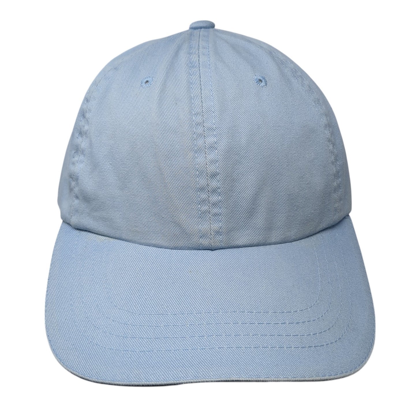 Sportsman Slideback Baseball Cap Blue One Size Adjustable 6 Panel Blank