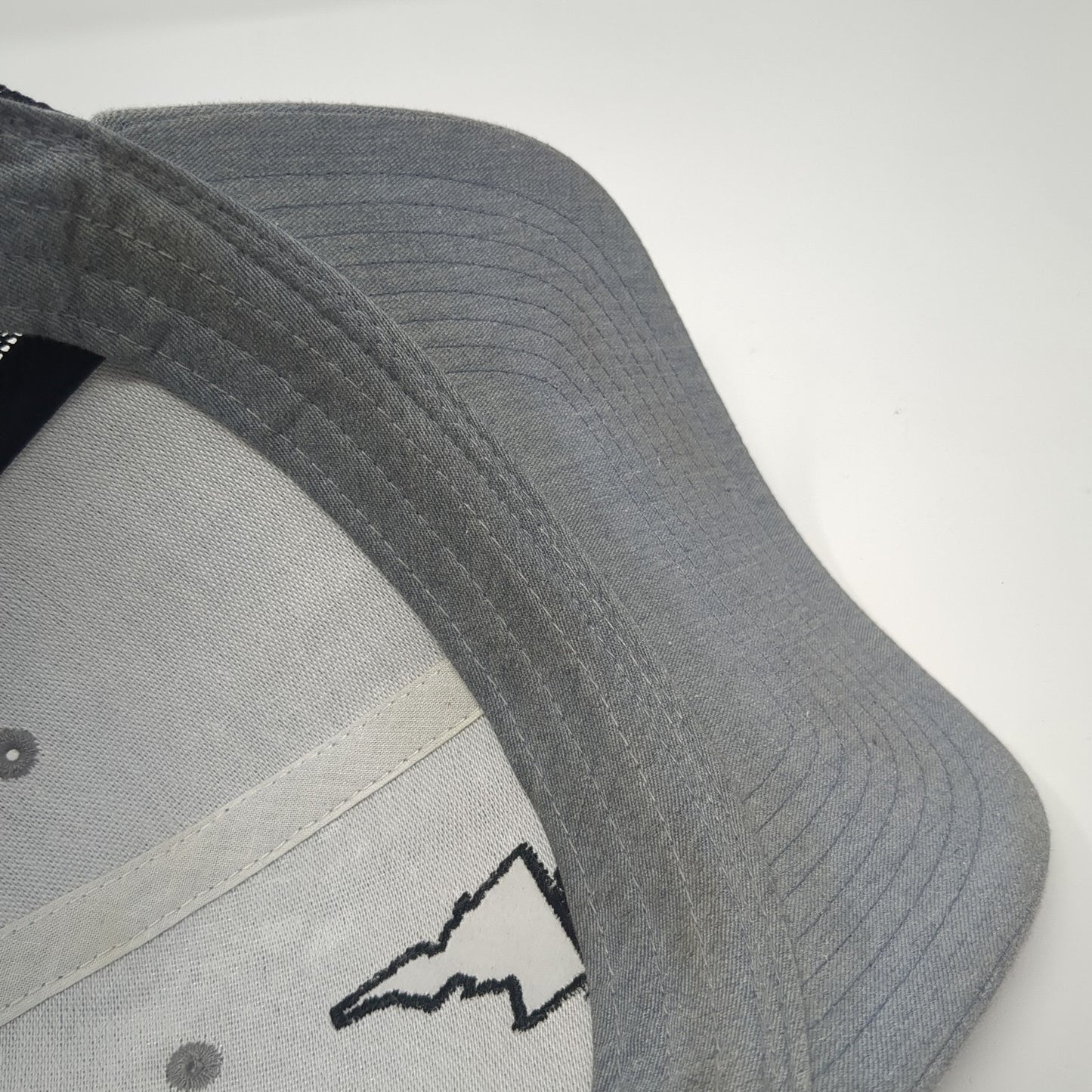 Idaho Roots Snapback Mesh Back Trucker Hat Gray One Size Richardson