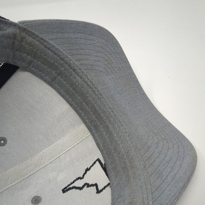 Idaho Roots Snapback Mesh Back Trucker Hat Gray One Size Richardson