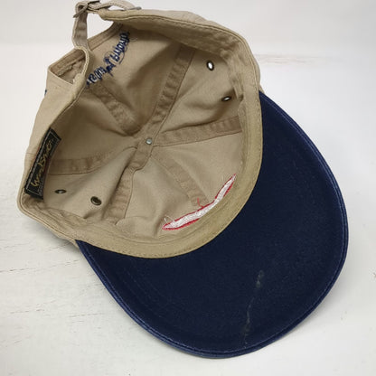 HeadShot OfficeMax Baseball Cap Beige Blue One Size Slideback Corporate Hat