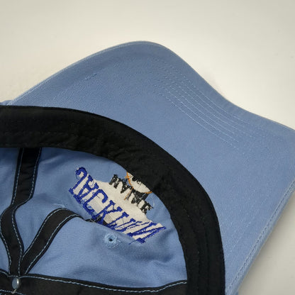 Harvard Square Jackman Maine Blue Baseball Cap Hat One Size Slideback Strapback