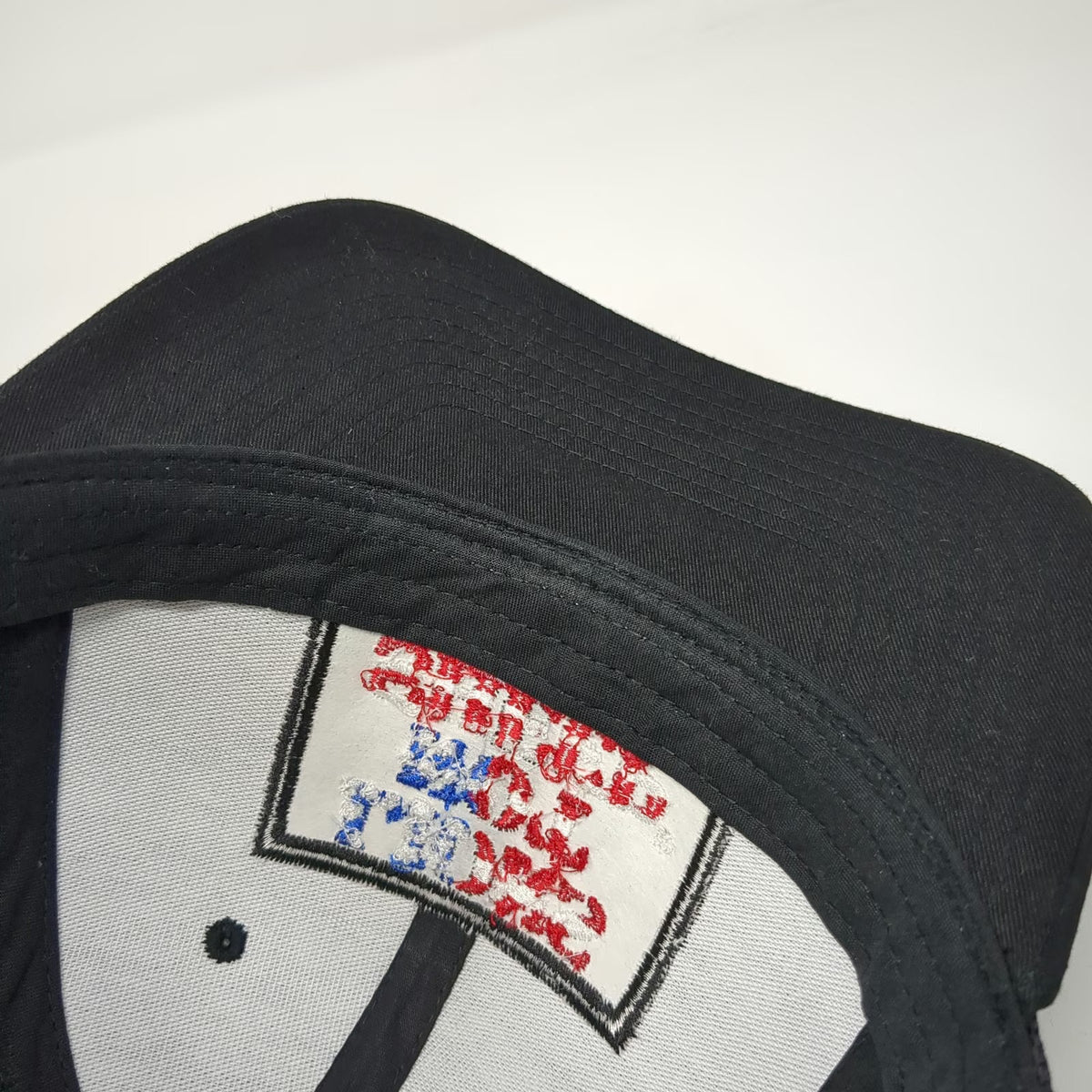 Lions Not Sheep Trucker Hat Black One Size Autographed Hendo US Flag Patch Hat