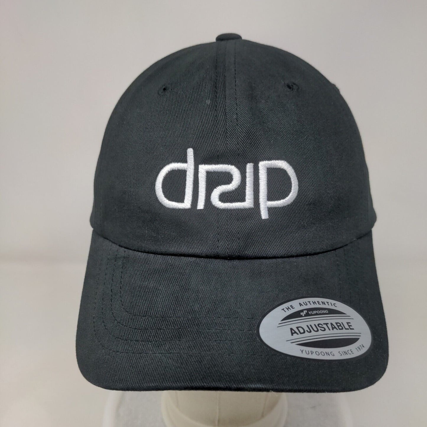 Drip Slideback Hat Black One Size Adjustable The Classics Yupoong