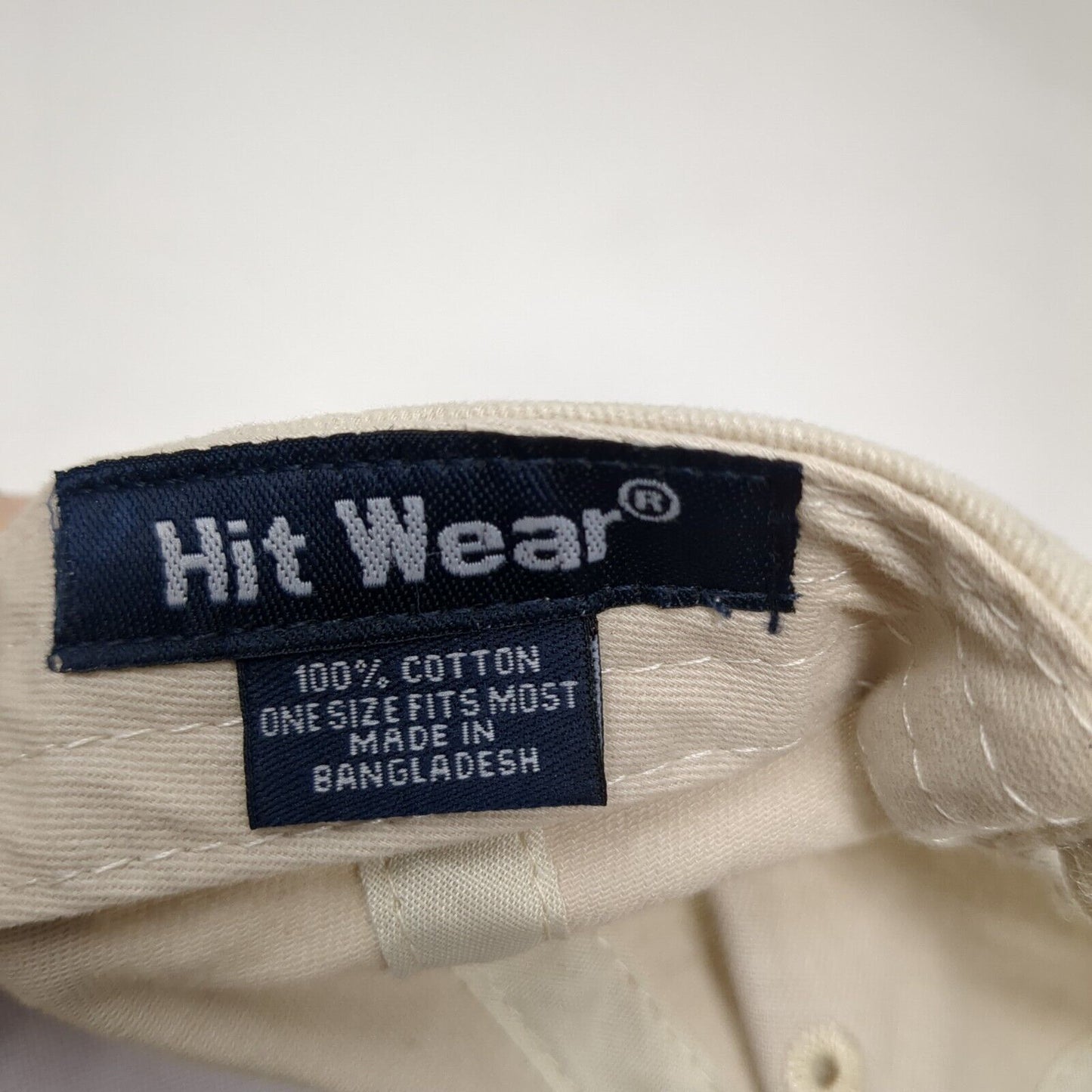 R|W Investment Management Strapback Hat Tan One Size Adjustable Hit Wear Cotton