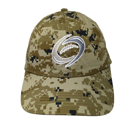 Port Authority Strapback Hat Digital Camo One Size Embroidered Logo