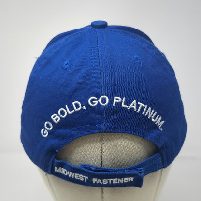 Port & Company Baseball Cap Blue One Size SaberDrive Platinum Fastener Strap Hat