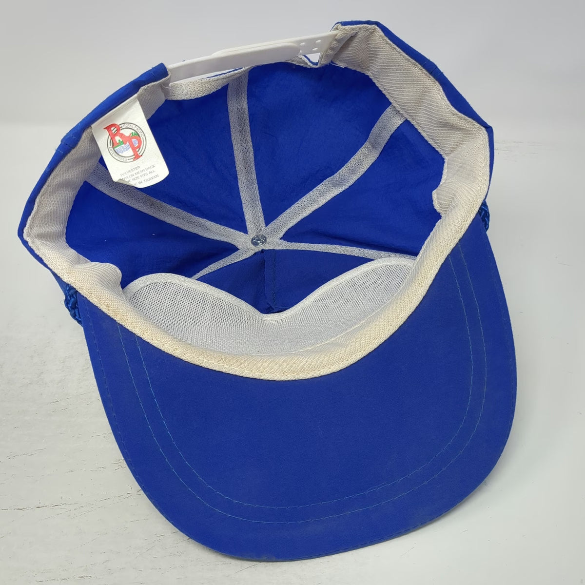 Royal Pacific Trucker Blue Hat One Size Delo 400 Multigrade Oil Chevron Rope