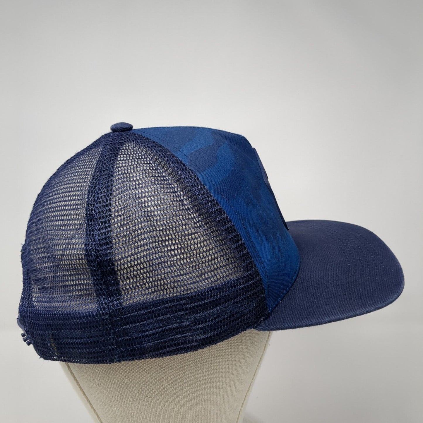 Hyperthreads Snapback Trucker Hat Camo One Size Mesh Back Patch Outdoor