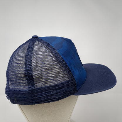 Hyperthreads Snapback Trucker Hat Camo One Size Mesh Back Patch Outdoor