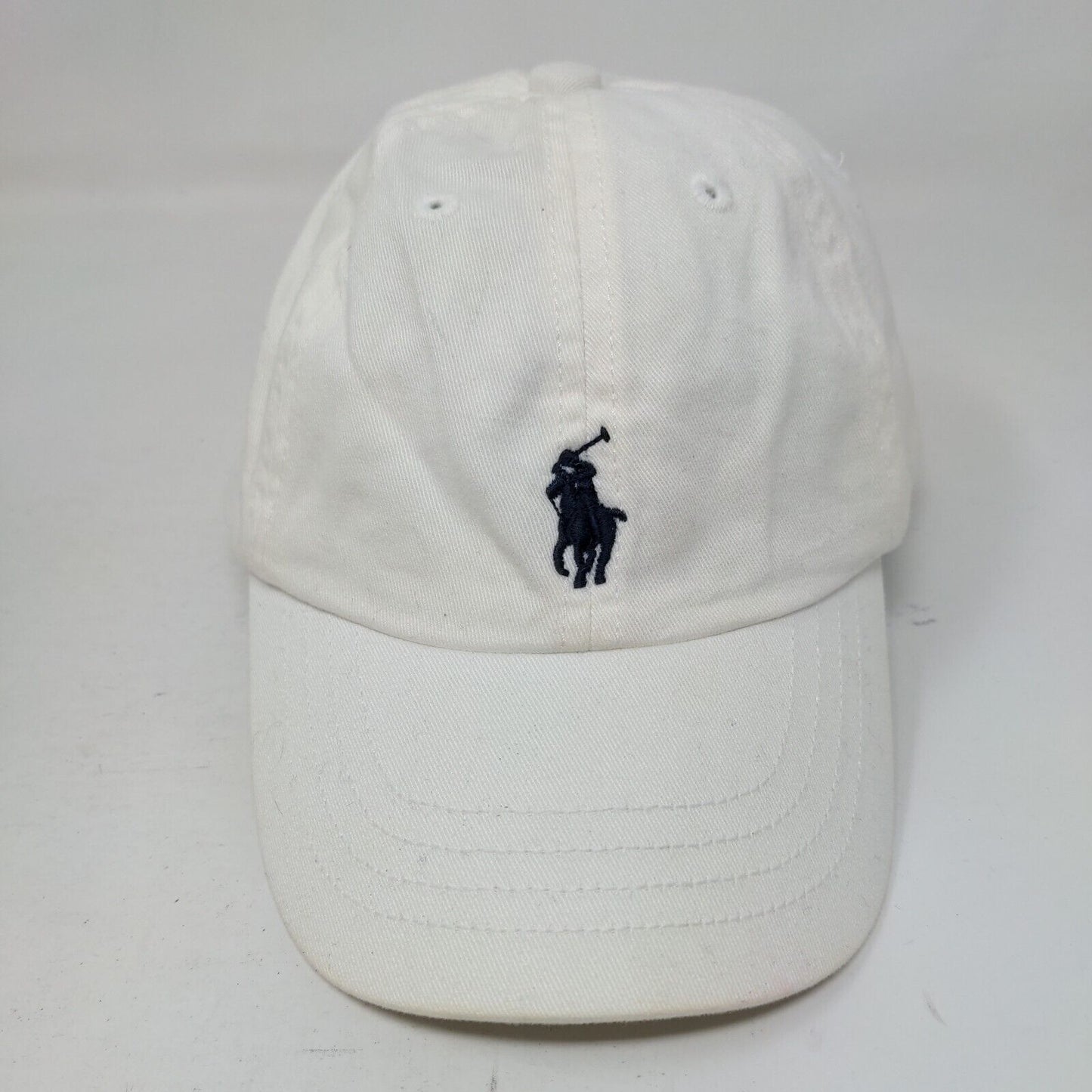 Polo Ralph Lauren Baby Small Pony Stretch Strapback Hat Cream OS 9-24 Months