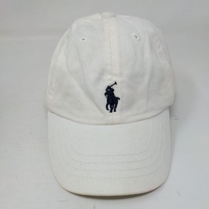 Polo Ralph Lauren Baby Small Pony Stretch Strapback Hat Cream OS 9-24 Months