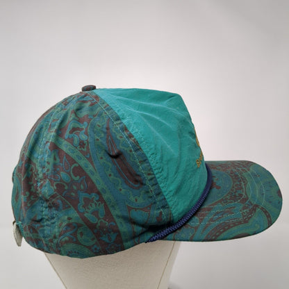 Beaver Brook Slideback Rope Trucker Hat Multi One Size Paisley Vintage Duckster