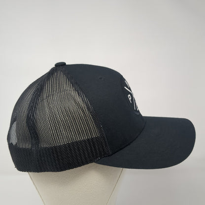 PNW Pacific Northwest Trucker Hat Black OS Adjustable Embroidered Mesh Back