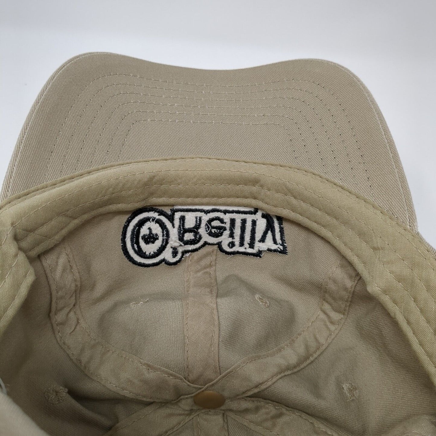 O'Reilly Auto Parts Strapback Hat Tan One Size Adjustable Embroidered Cotton