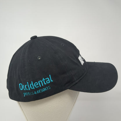 Occidental Vacation Club Slideback Hat Black One Size Adjustable Outdoor