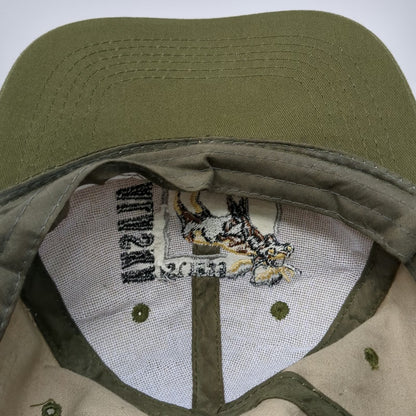 Tongass Trading Company Snapback Beige Green One Size Alaska Moose EST 1959 Hat