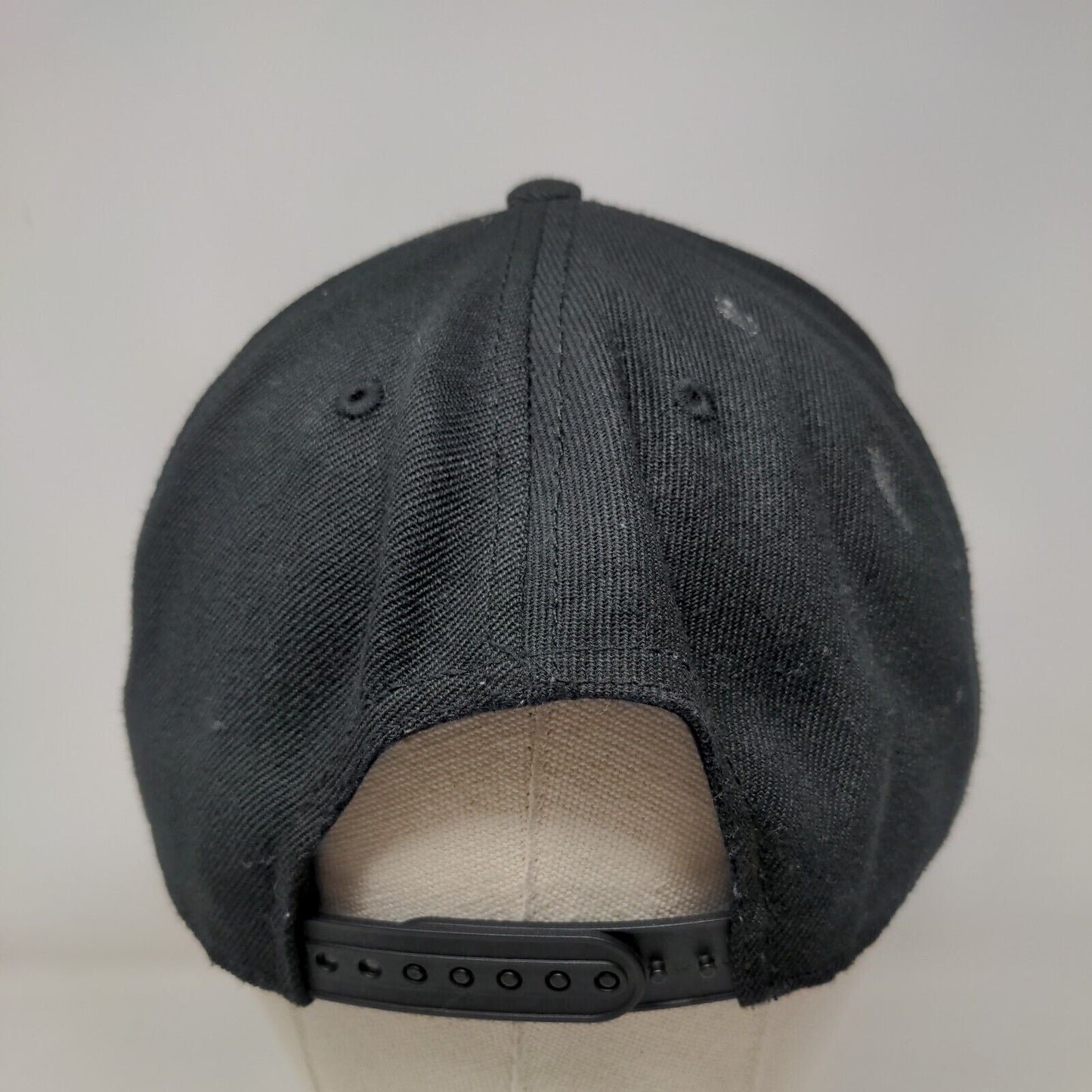 Pokemon Pikachu Snapback Hat Black OSFM Embroidered Adjustable Japanese