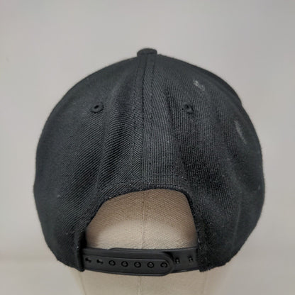 Pokemon Pikachu Snapback Hat Black OSFM Embroidered Adjustable Japanese